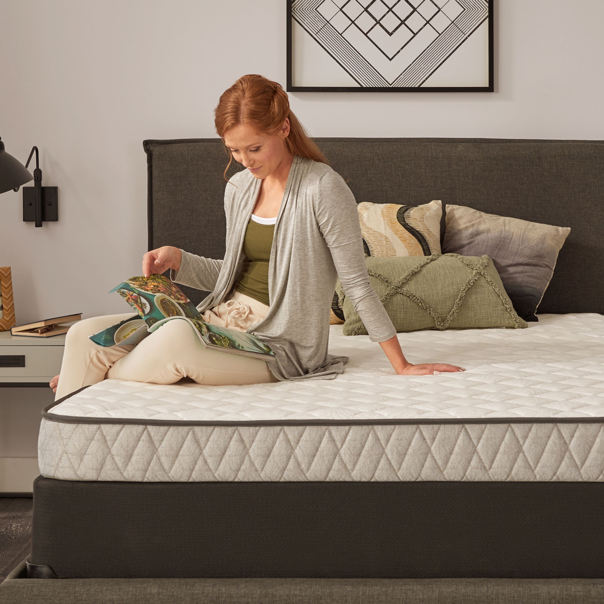 Sealy glittering firm shop queen mattress